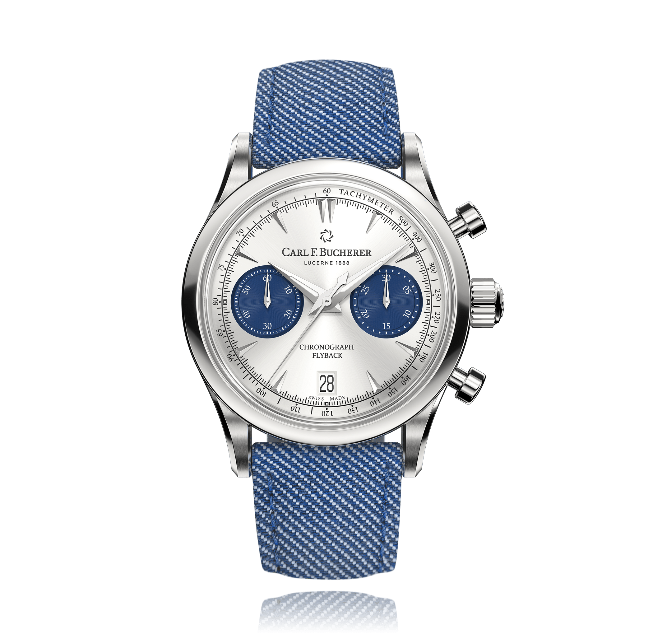 Carl f clearance bucherer flyback